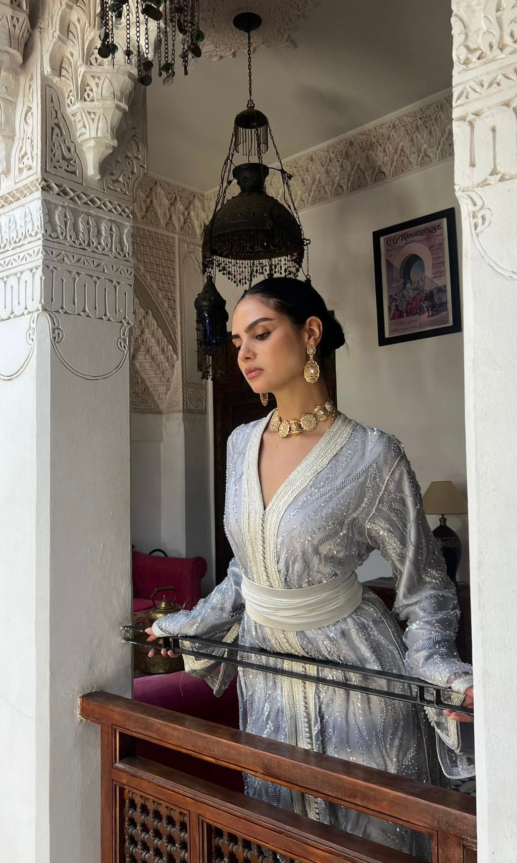 Takchita elie saab silver