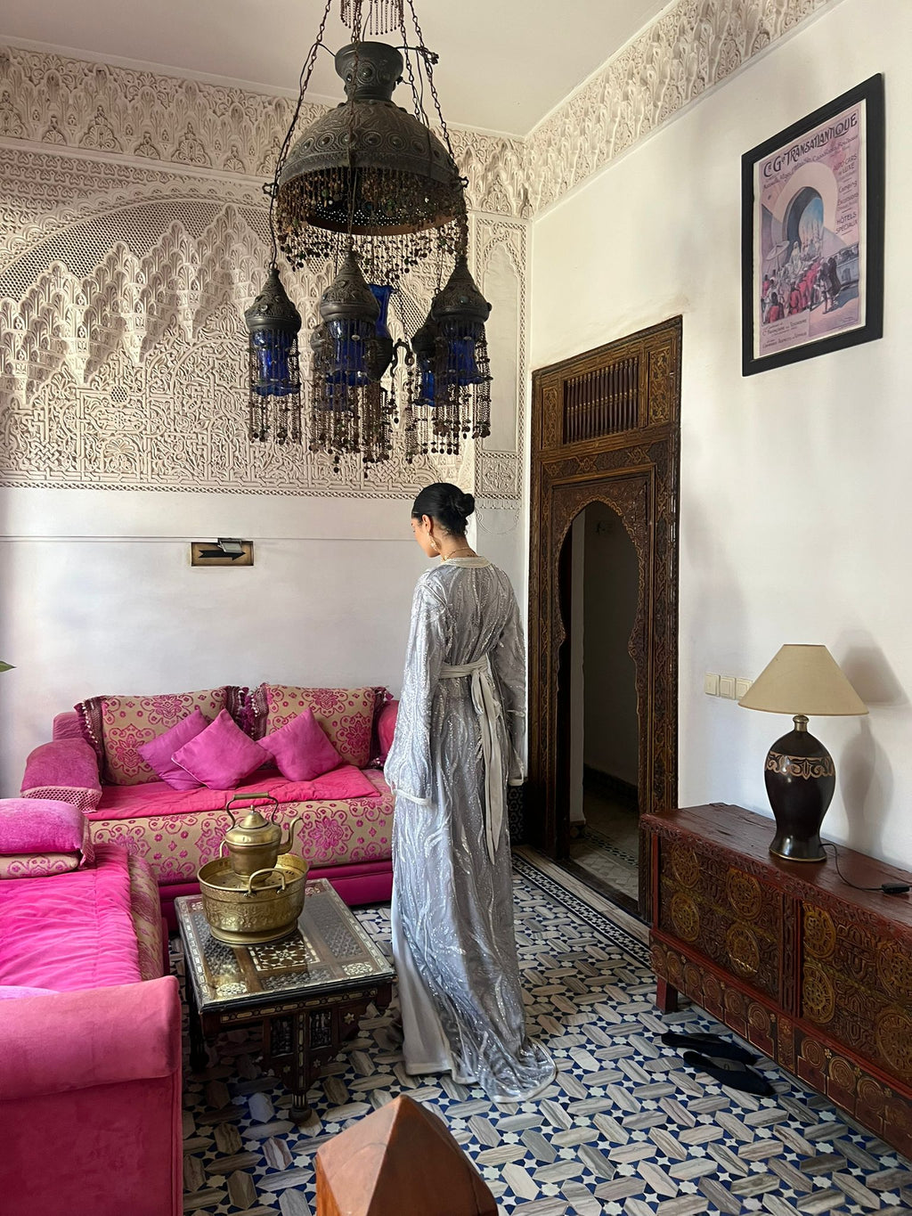 Takchita elie saab silver