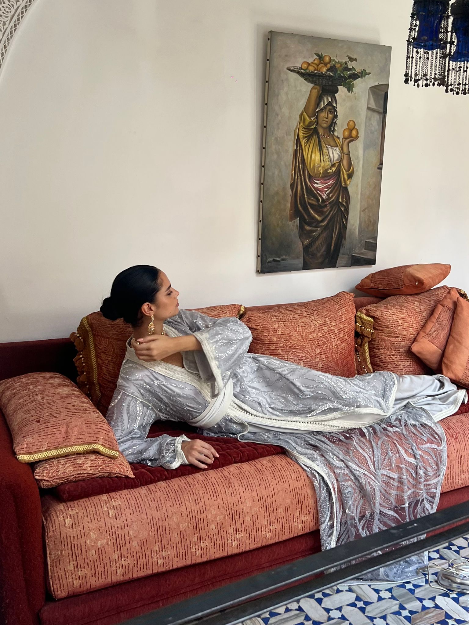 Takchita elie saab silver